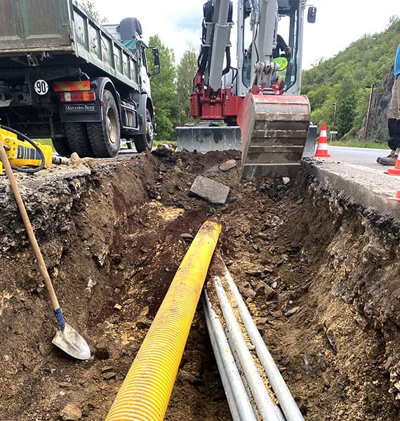 Chevalier TP : installation et remplacement canalisations en Haute-Loire, Puy-de-Dôme & Cantal