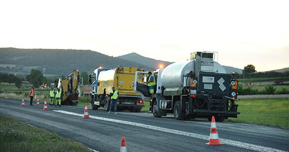 Chevalier TP : pose enrobé en Haute-Loire, Puy-de-Dôme & Cantal